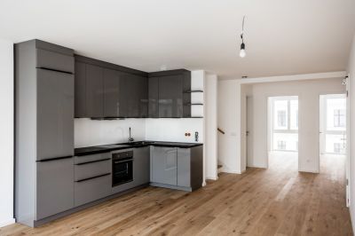 Abbildung: Maisonette-Wohnung mit Einbauküche